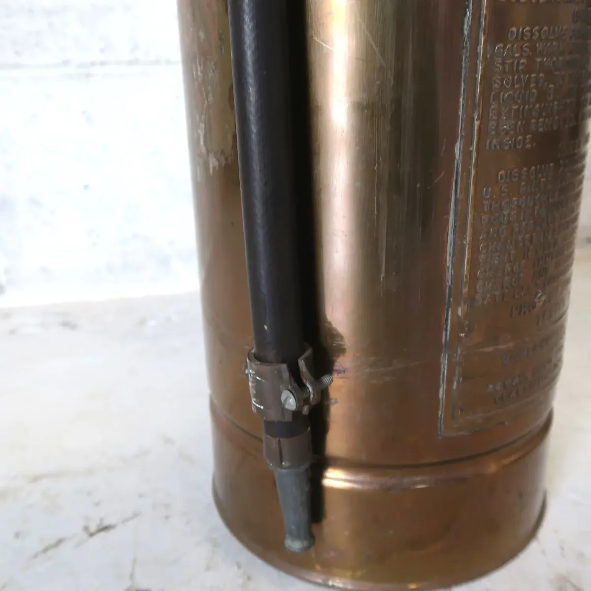 ビンテージ 消火器 銅×真鍮