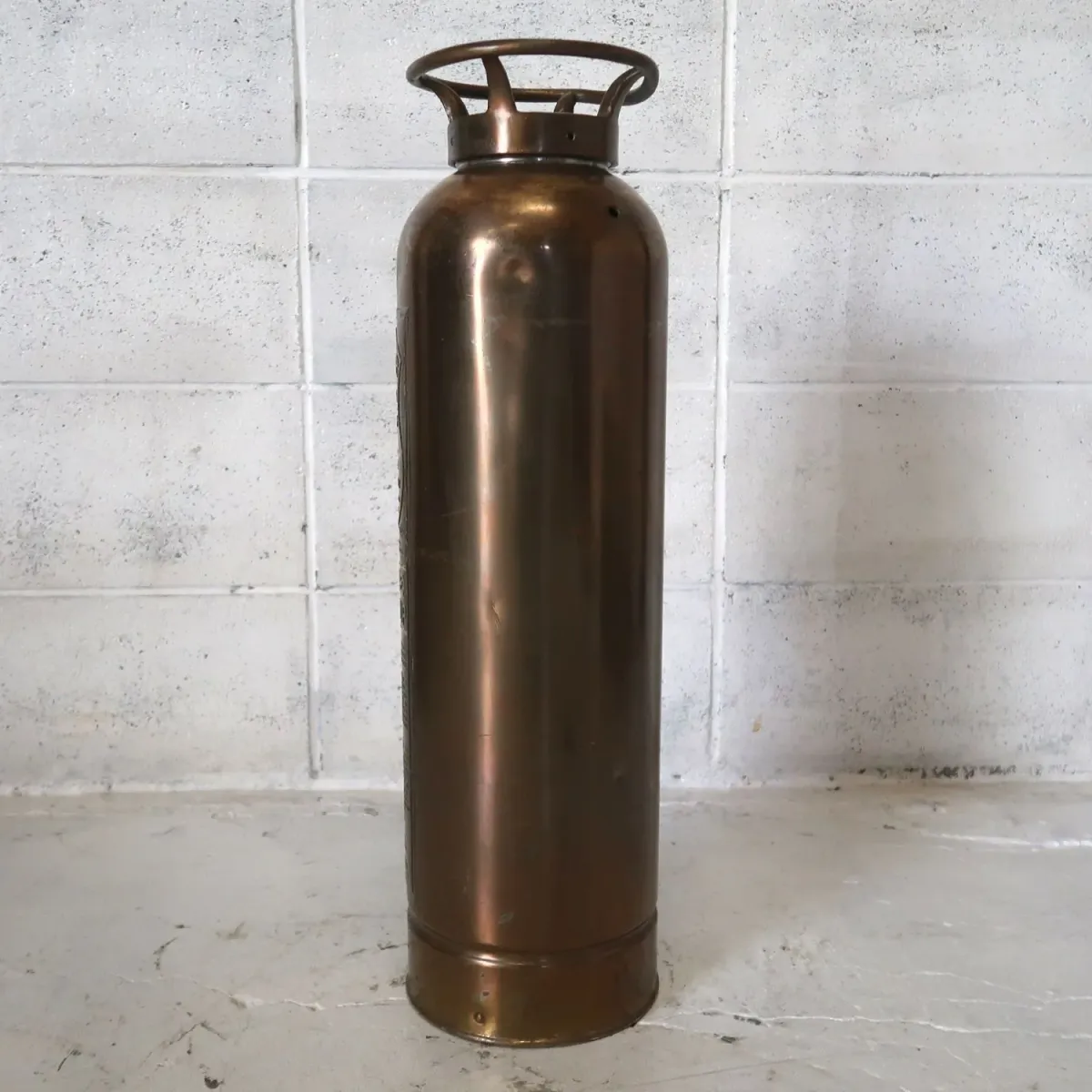 ビンテージ 消火器 銅×真鍮