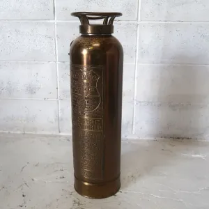 ビンテージ 消火器 銅×真鍮