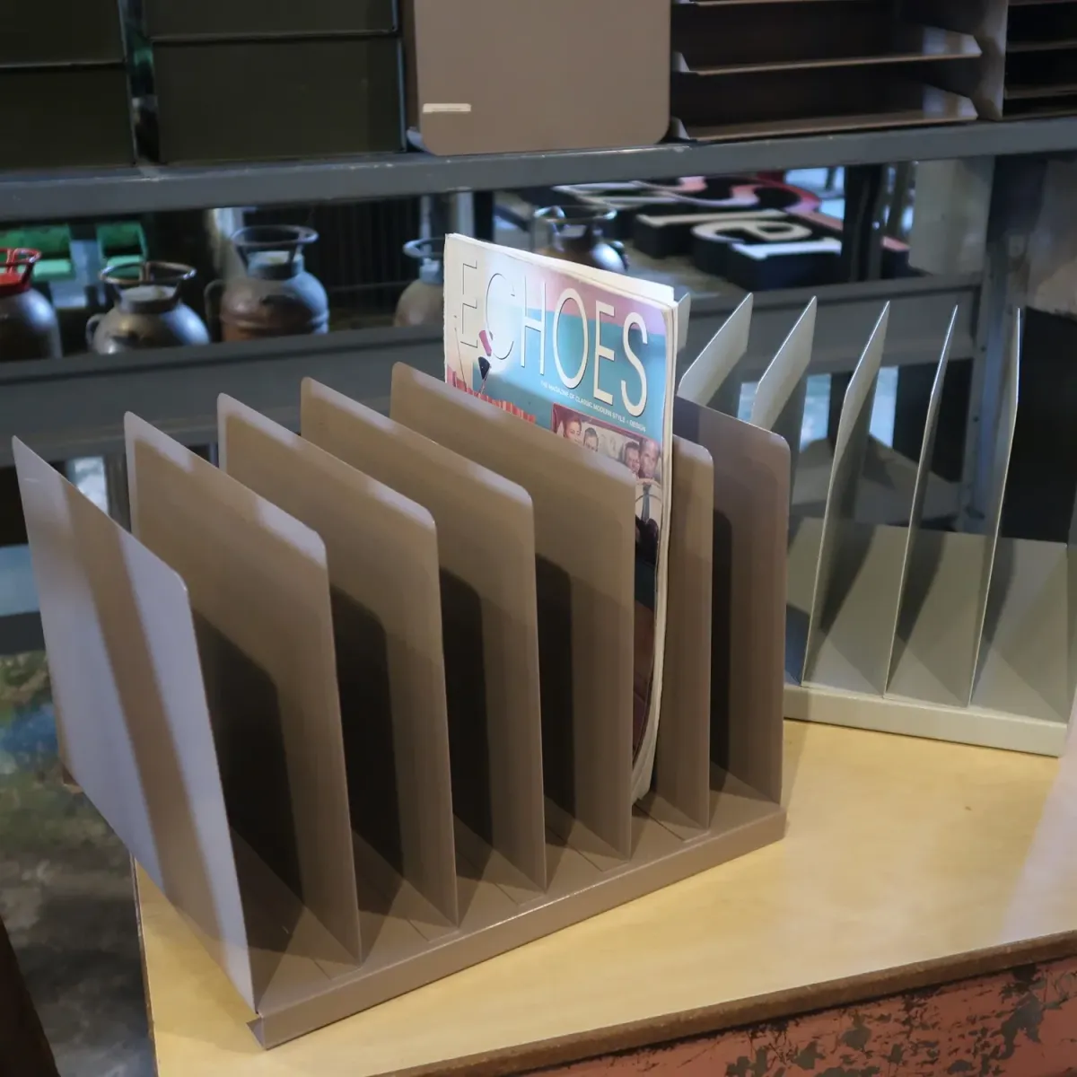 ビンテージ デスクオーガナイザー