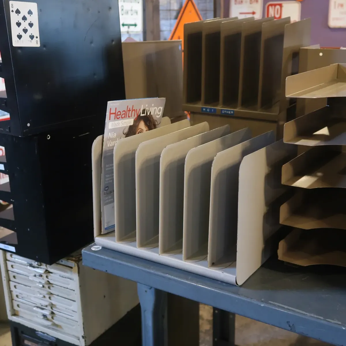 ビンテージ デスクオーガナイザー