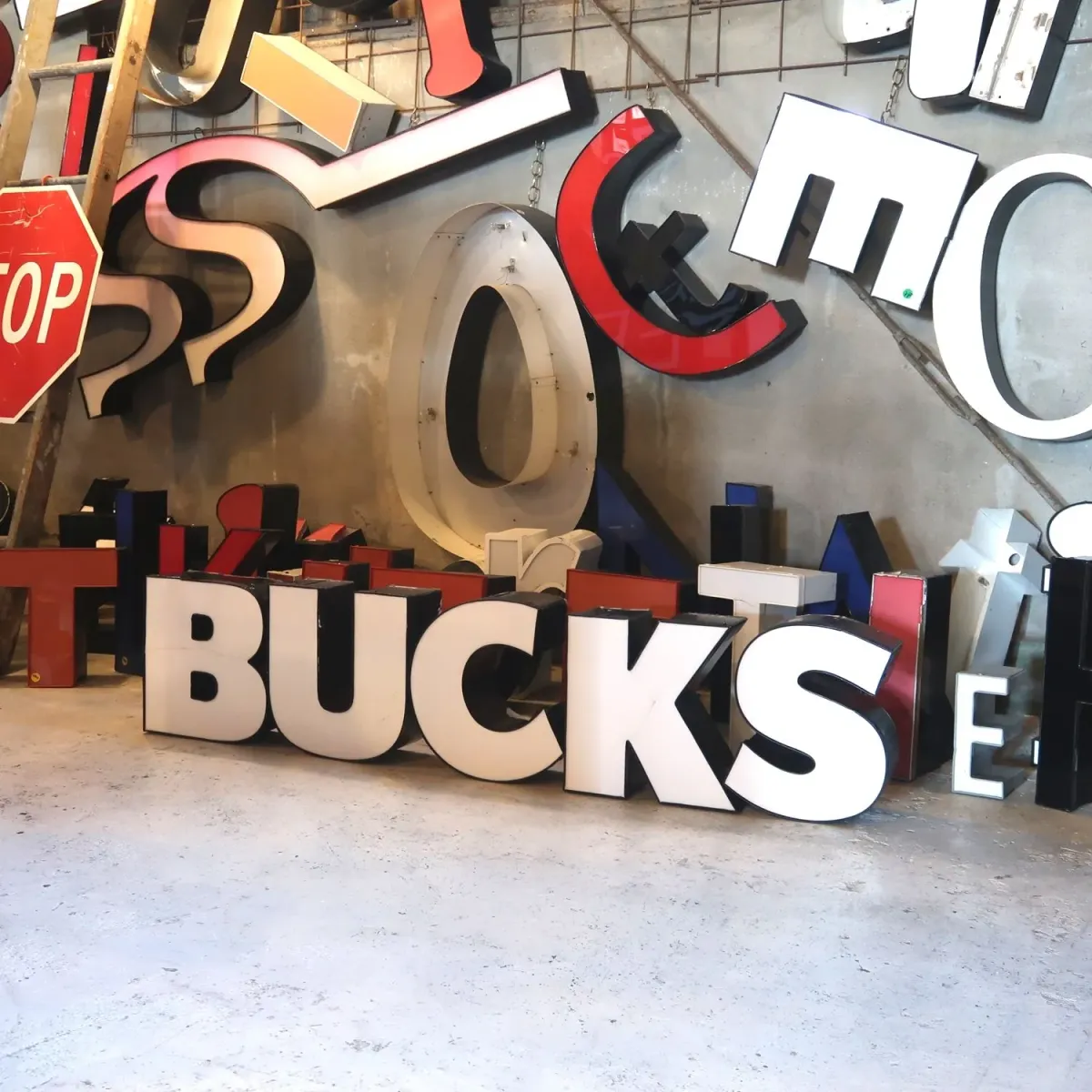 ビンテージ レターサイン S