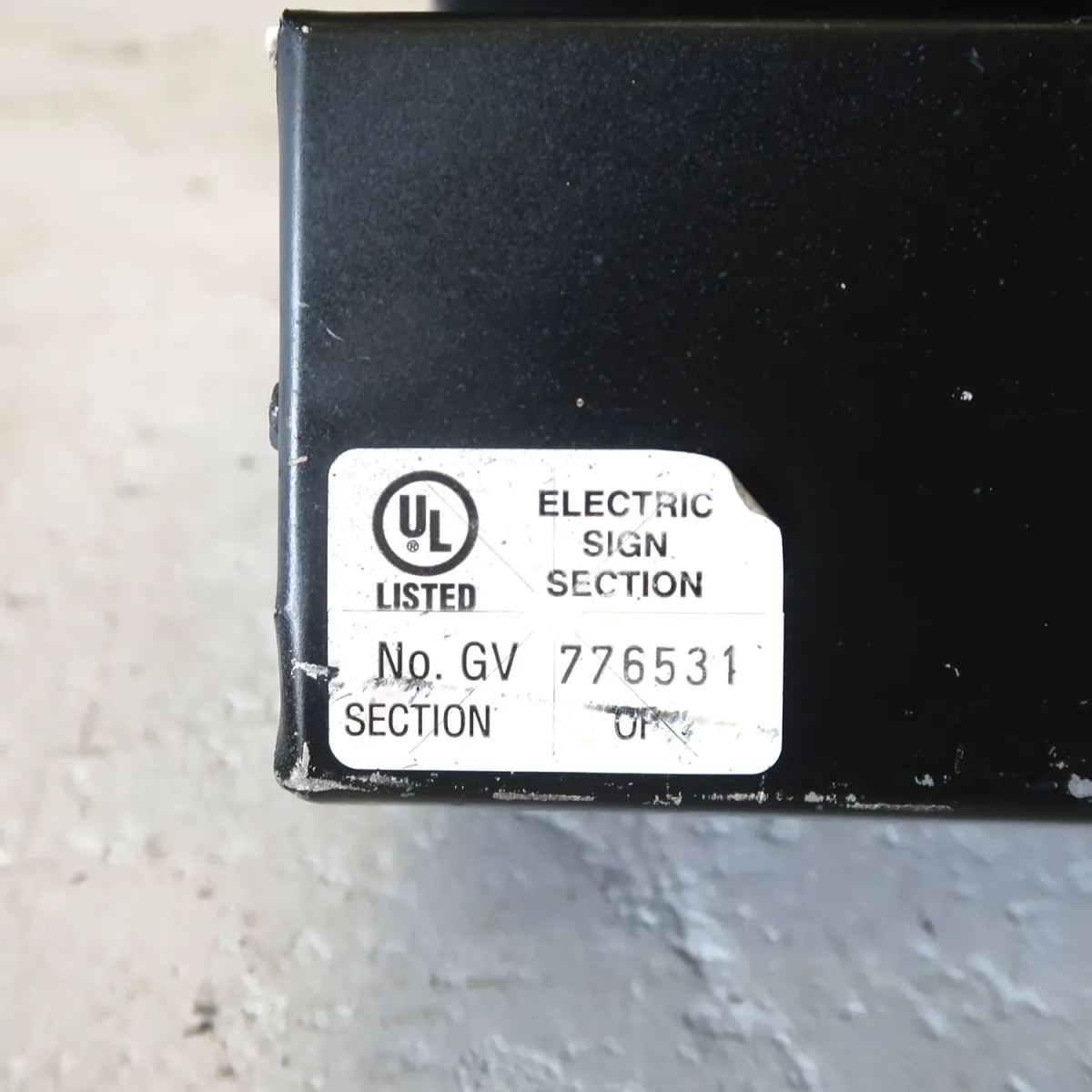 ビンテージ レターサイン S