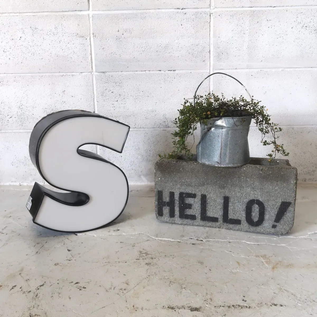 ビンテージ レターサイン S