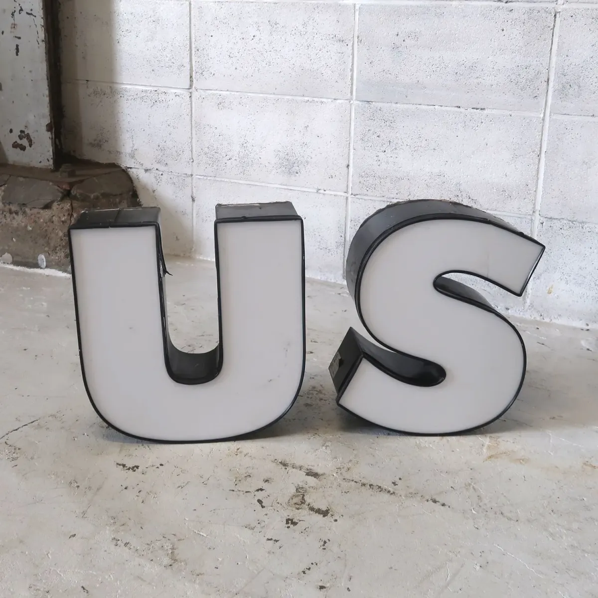 ビンテージ レターサイン S