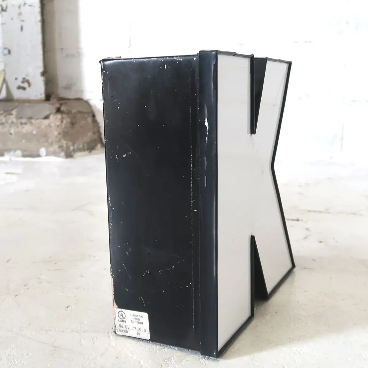 ビンテージ レターサイン K