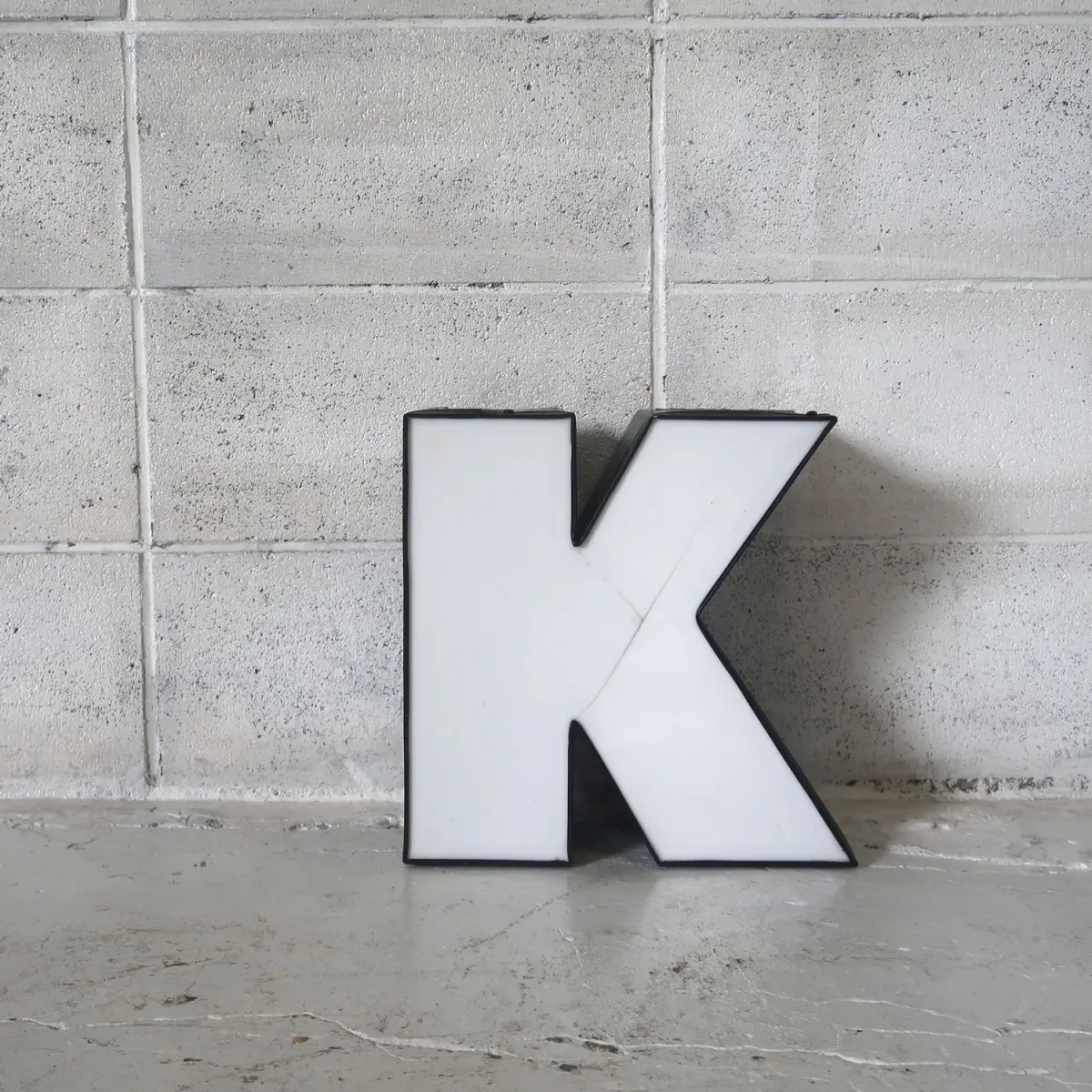 ビンテージ レターサイン K