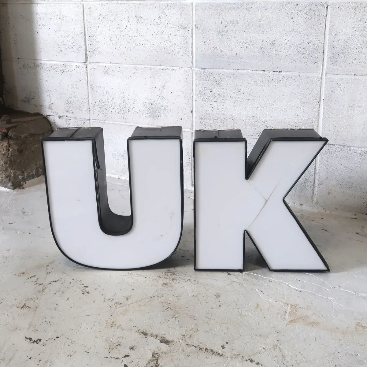 ビンテージ レターサイン K