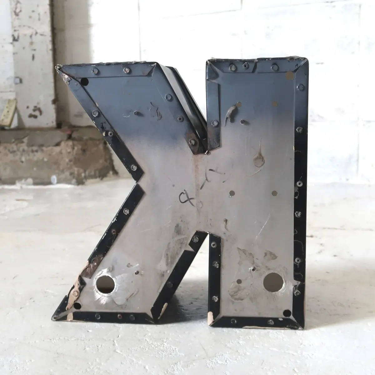 ビンテージ レターサイン K