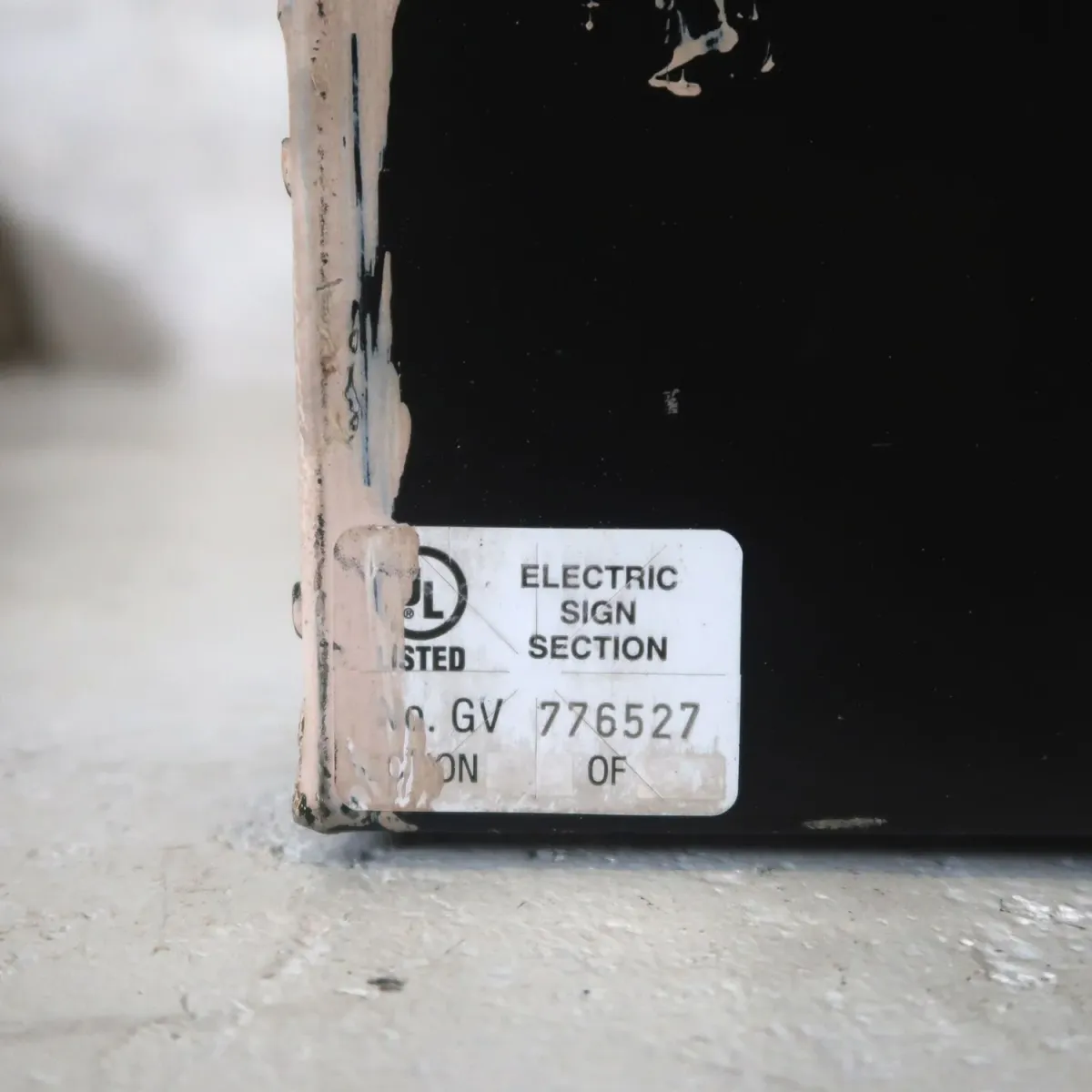 ビンテージ レターサイン B