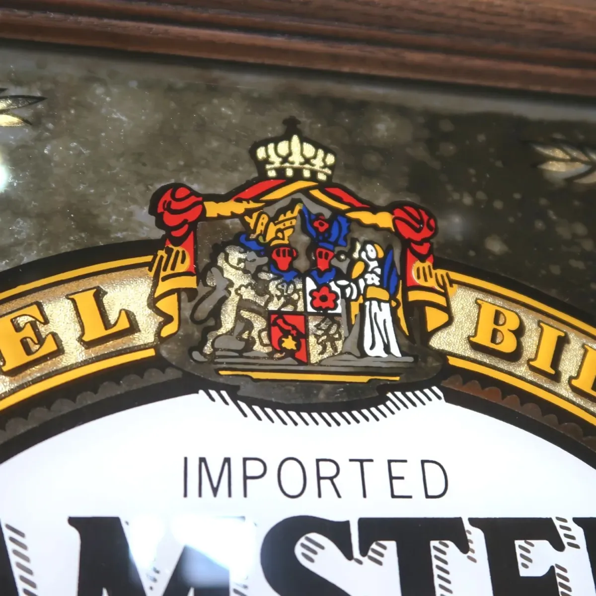 AMSTEL light ビンテージ パブミラー