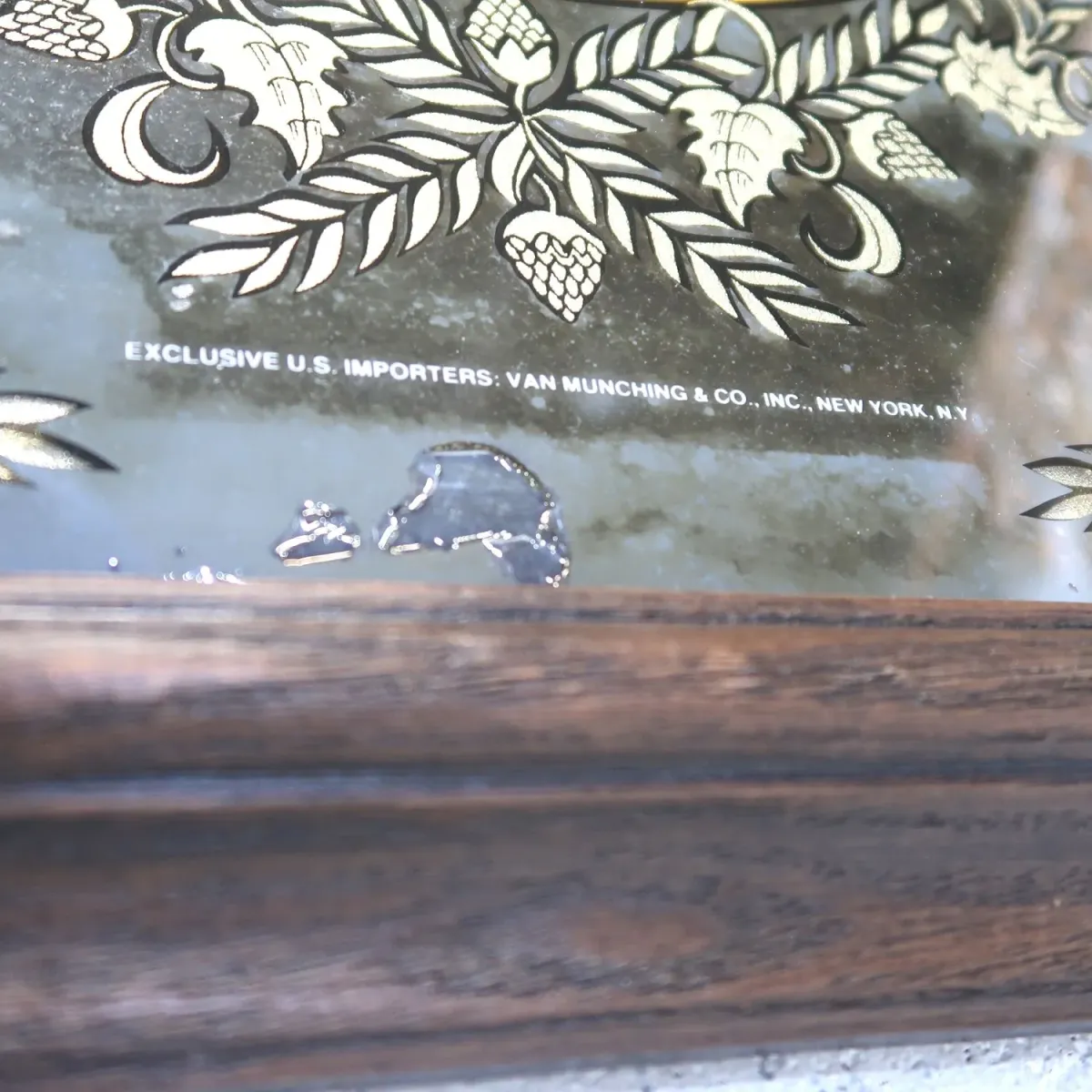 AMSTEL light ビンテージ パブミラー