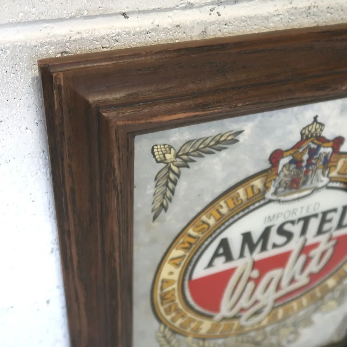 AMSTEL light ビンテージ パブミラー