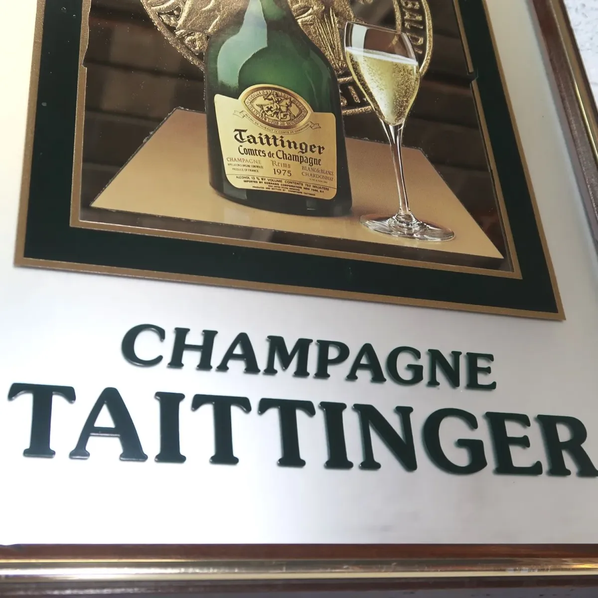 TAITTINGER ビンテージ パブミラー
