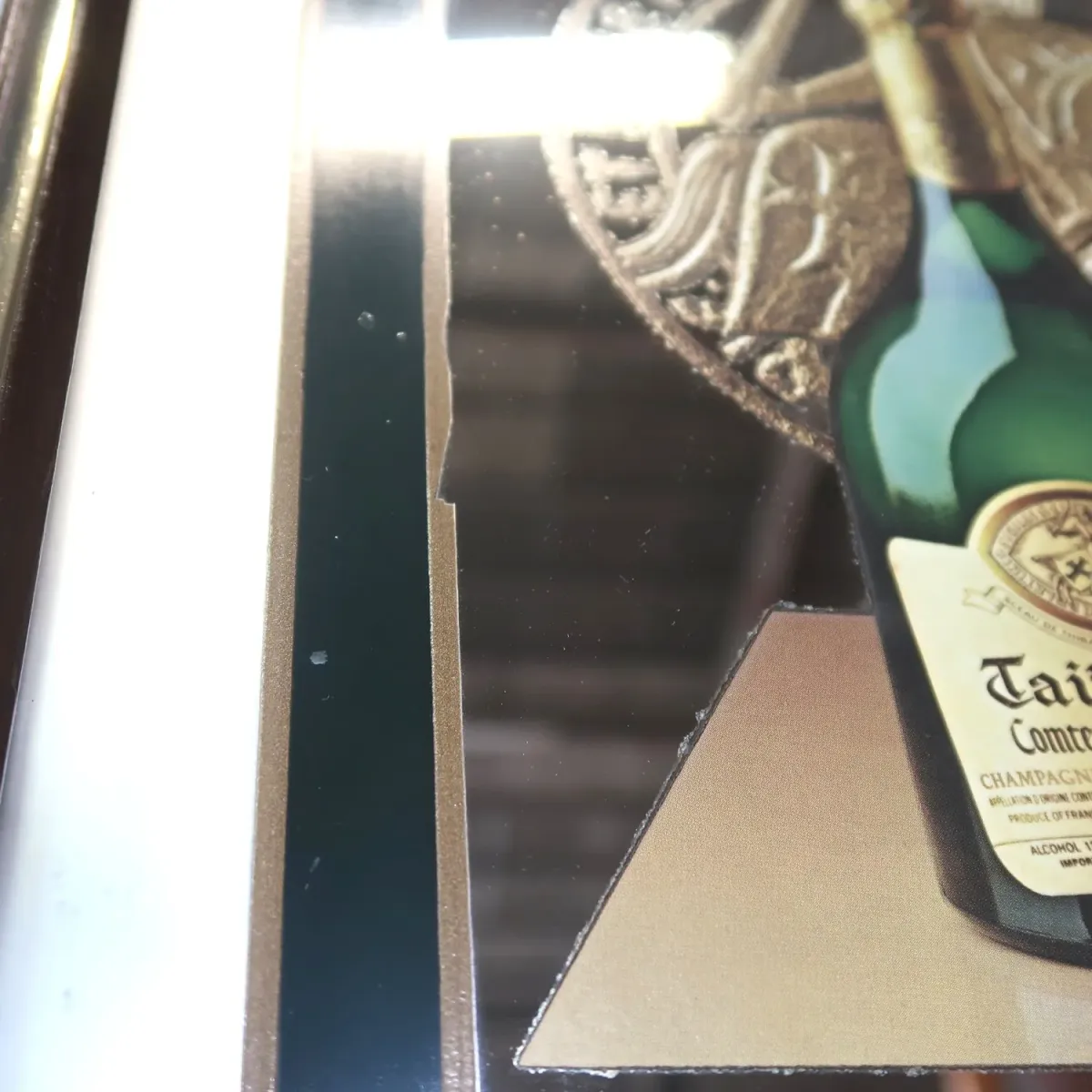 TAITTINGER ビンテージ パブミラー