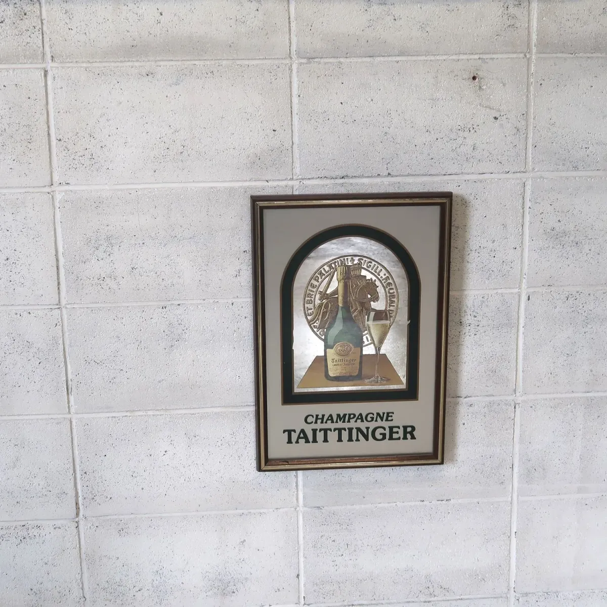 TAITTINGER ビンテージ パブミラー