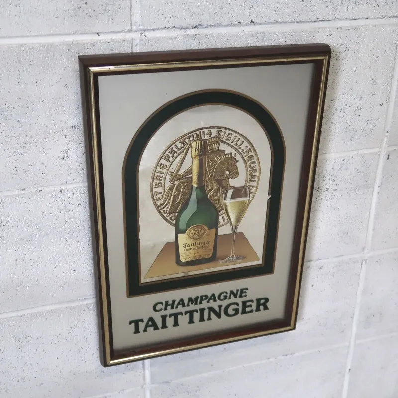 TAITTINGER ビンテージ パブミラー