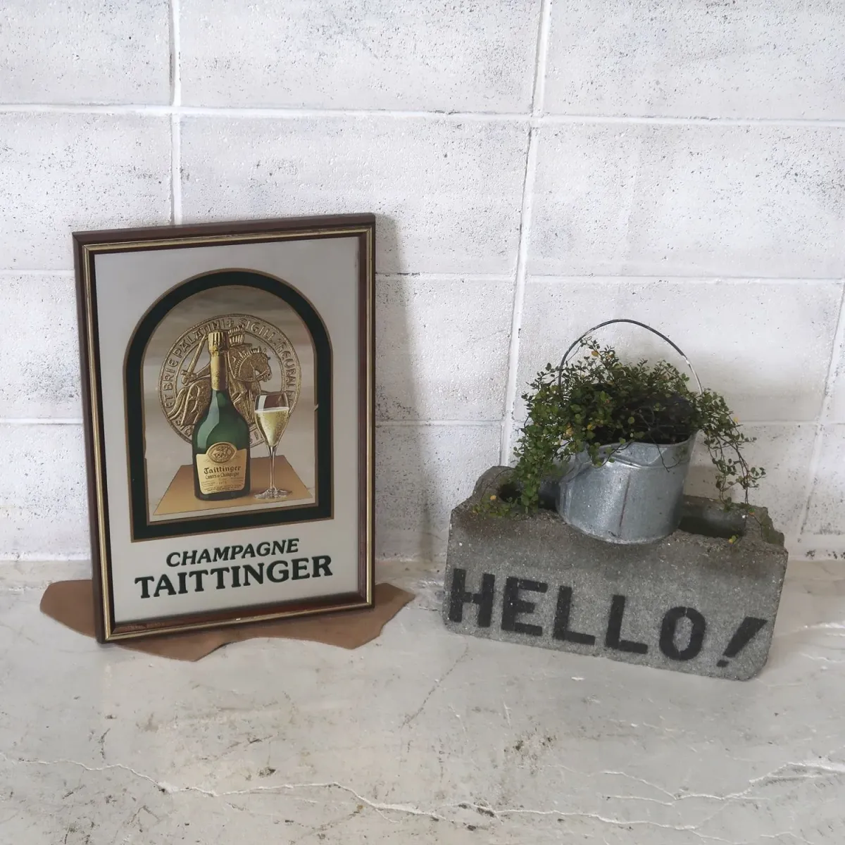 TAITTINGER ビンテージ パブミラー