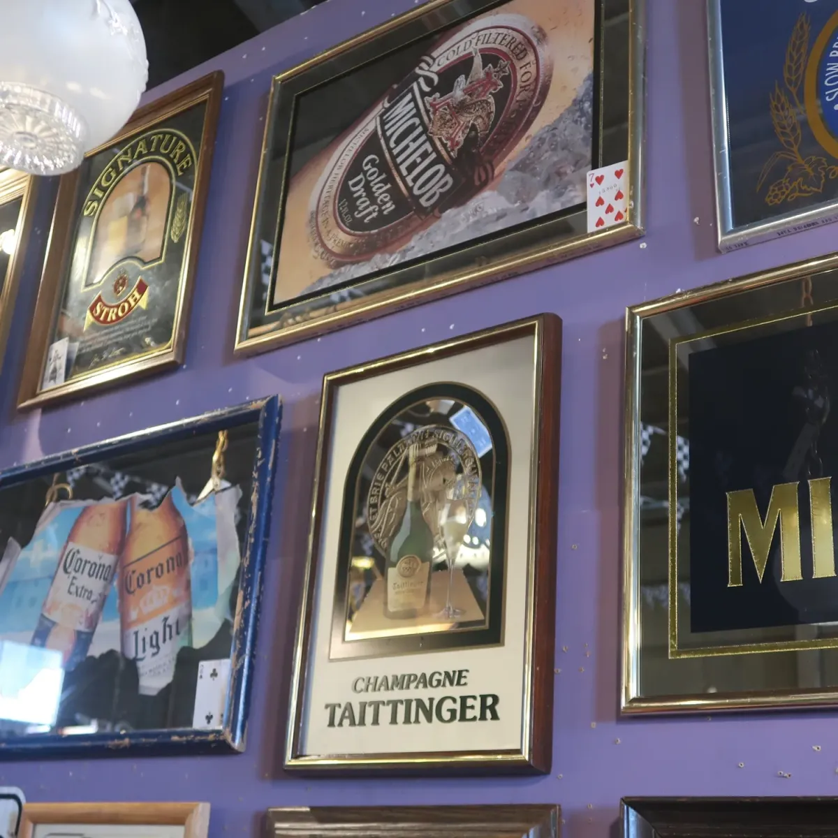 TAITTINGER ビンテージ パブミラー