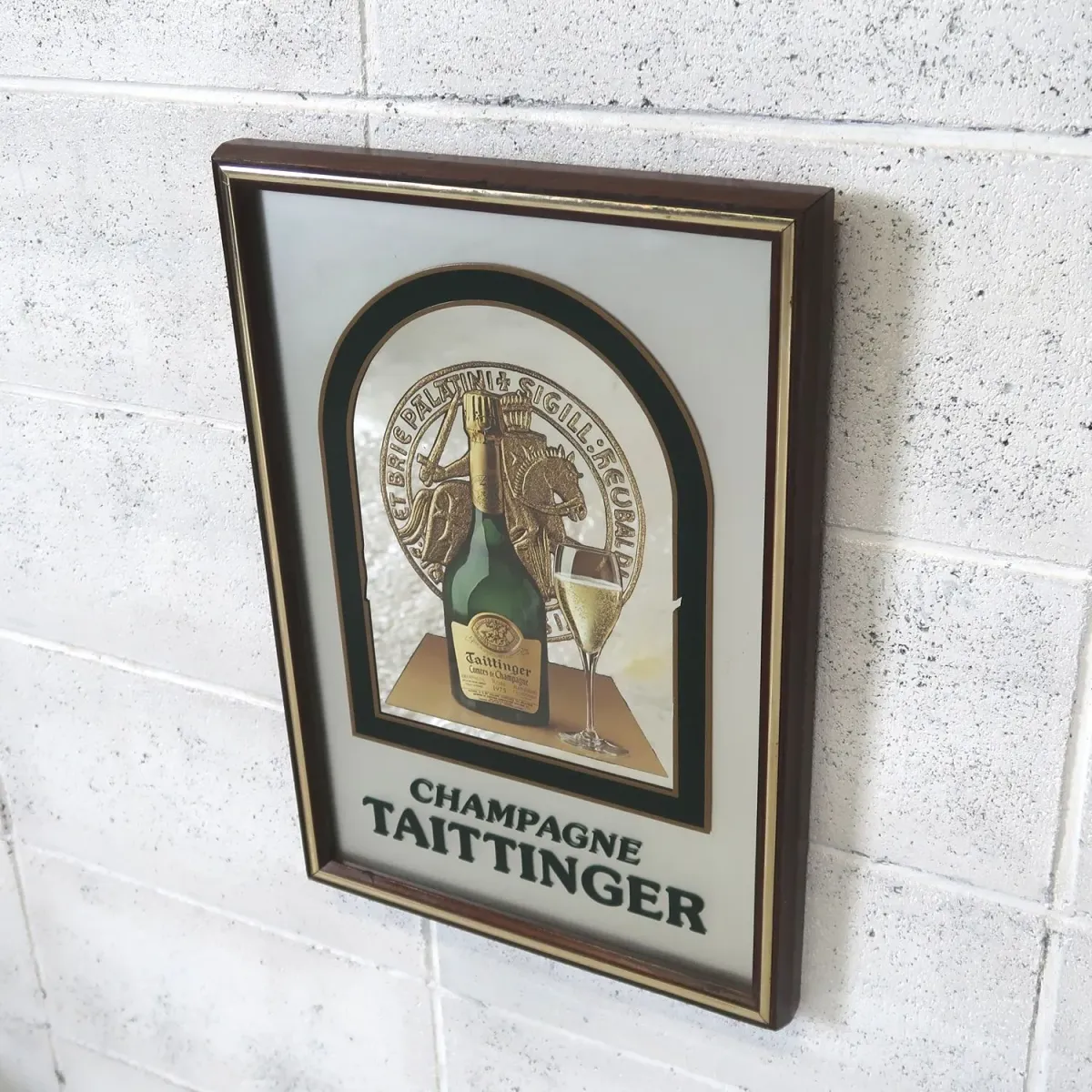 TAITTINGER ビンテージ パブミラー