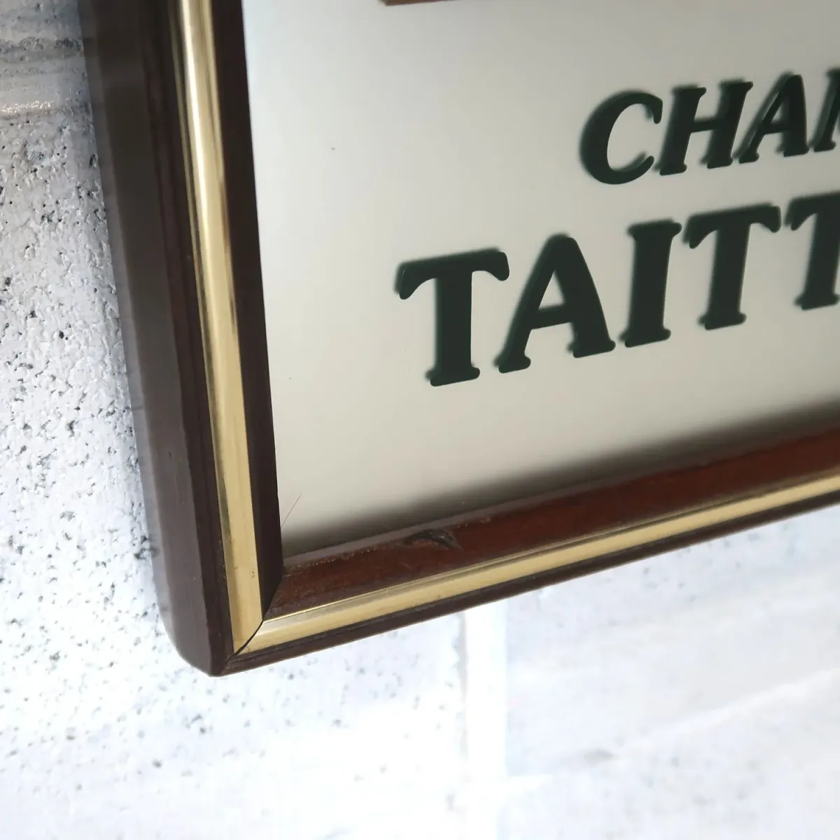 TAITTINGER ビンテージ パブミラー