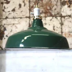 ビンテージ ホーロー ファクトリーランプ