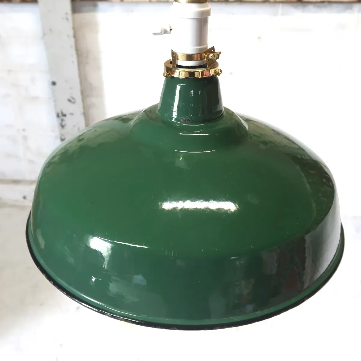 ビンテージ ホーロー ファクトリーランプ