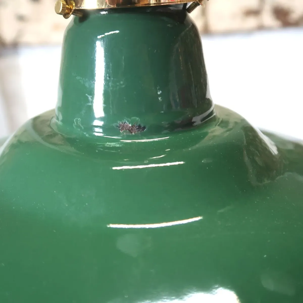 ビンテージ ホーロー ファクトリーランプ