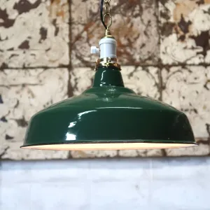 ビンテージ ホーロー ファクトリーランプ