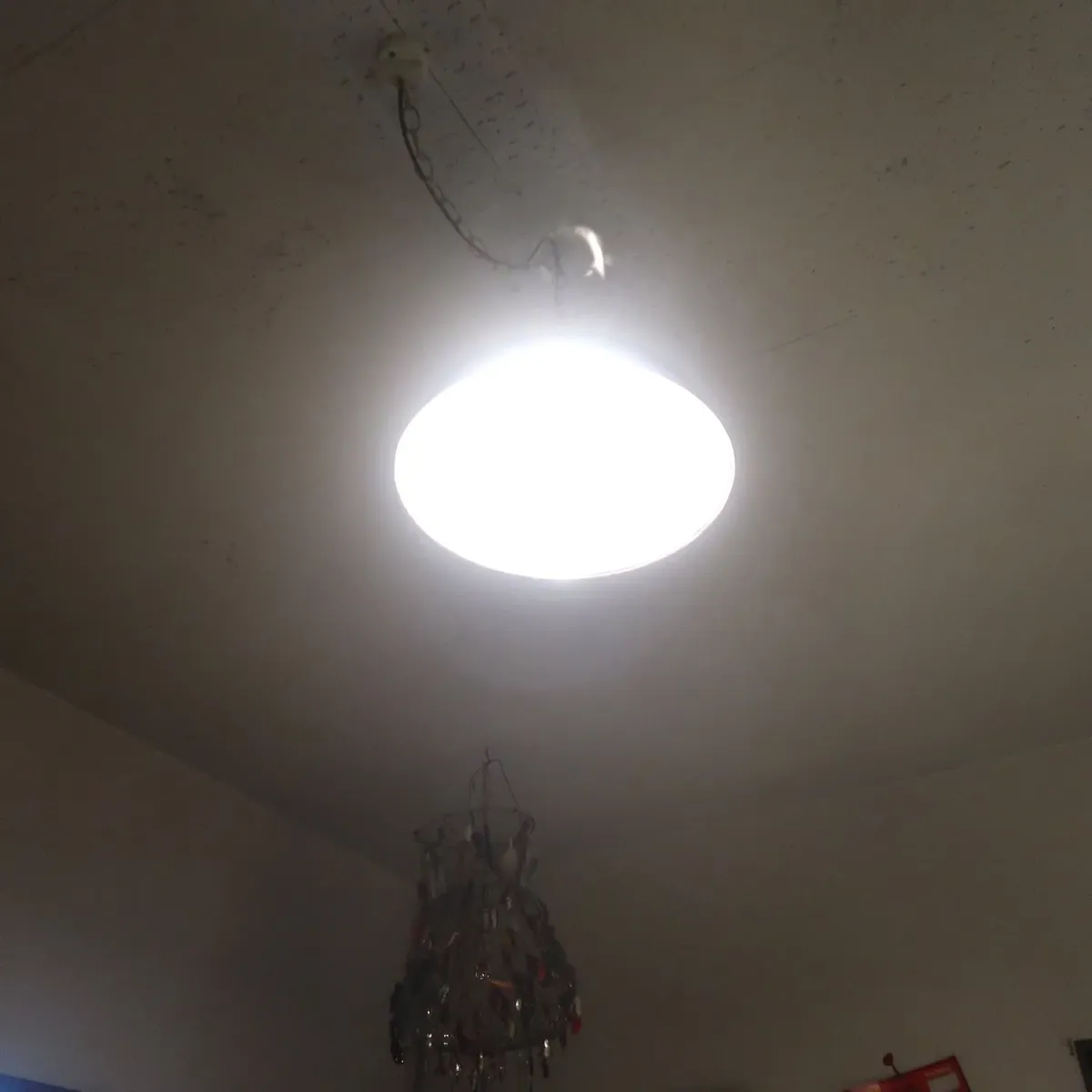 ビンテージ ホーロー ファクトリーランプ