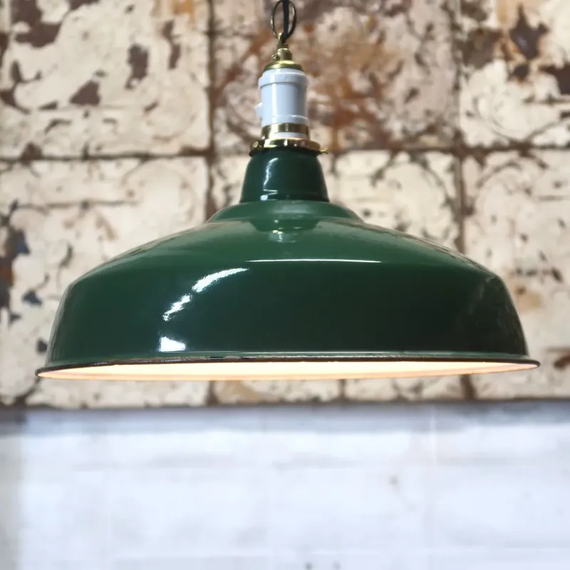 ビンテージ ホーロー ファクトリーランプ