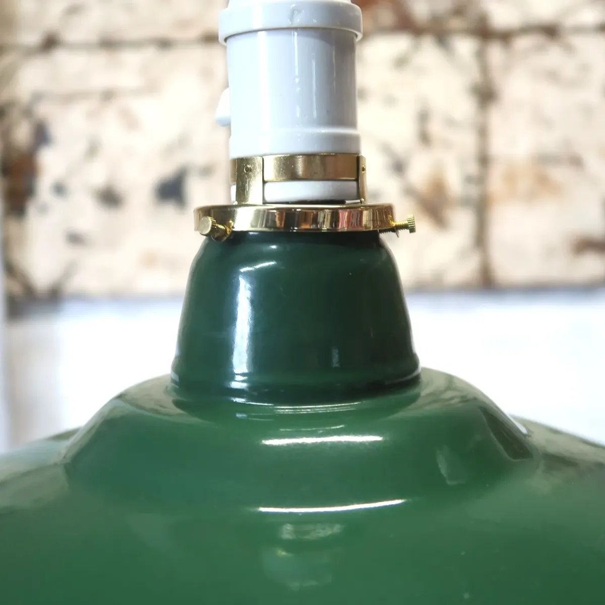 ビンテージ ホーロー ファクトリーランプ