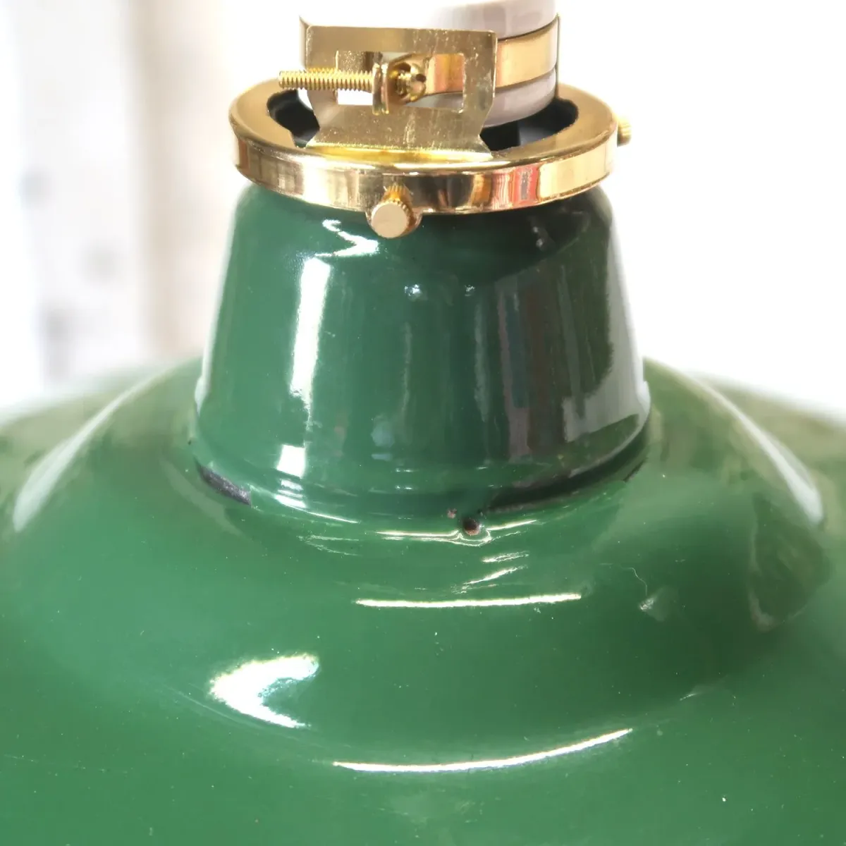 ビンテージ ホーロー ファクトリーランプ