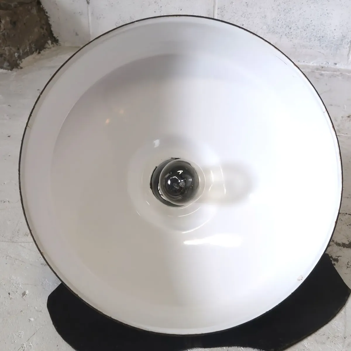 ビンテージ ホーロー ファクトリーランプ