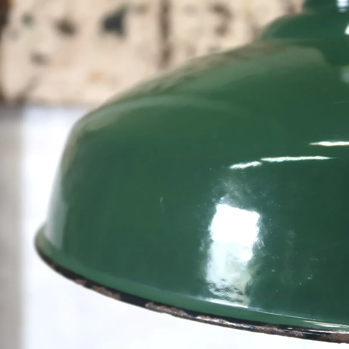 ビンテージ ホーロー ファクトリーランプ