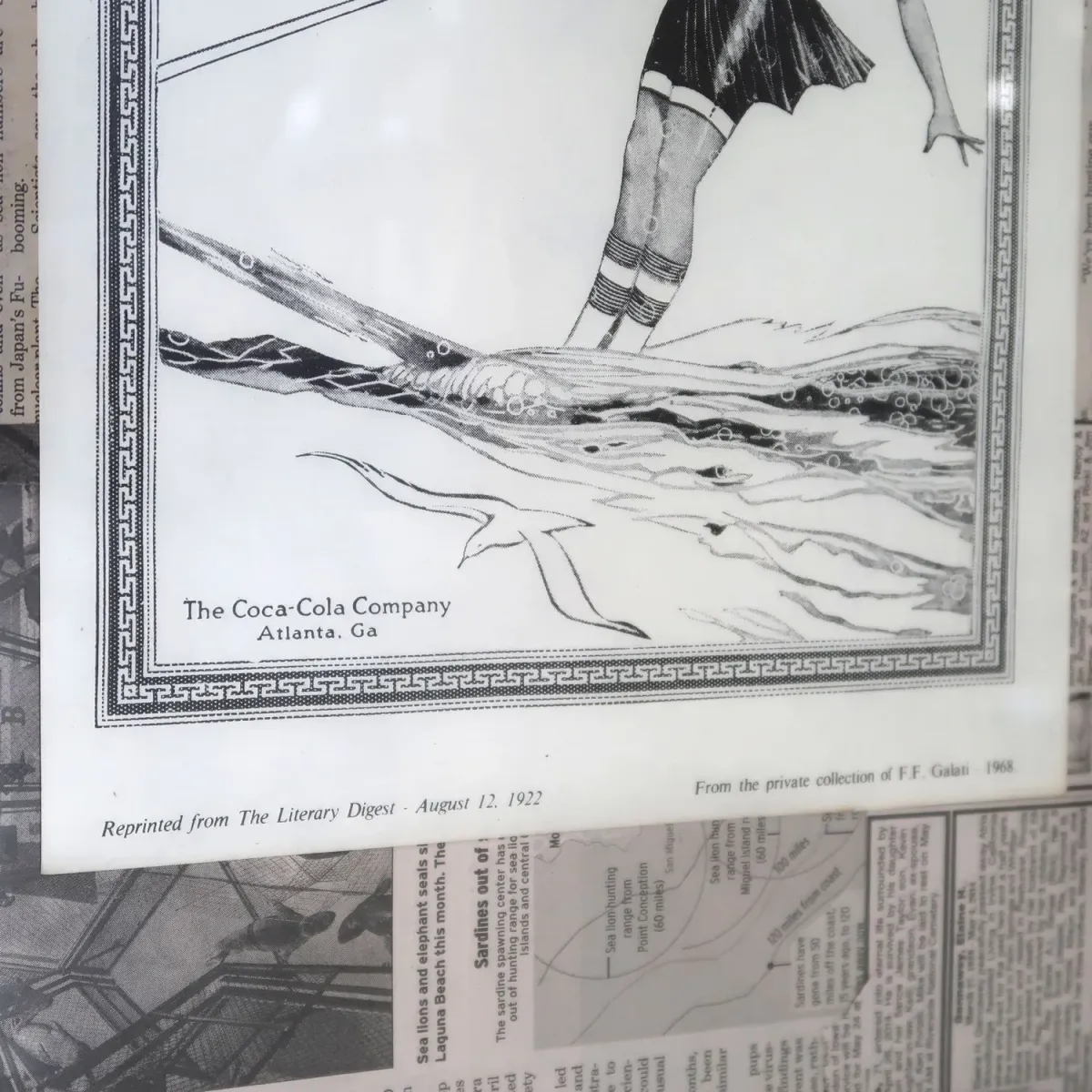 60‘s コカコーラ ビンテージ 広告 額装