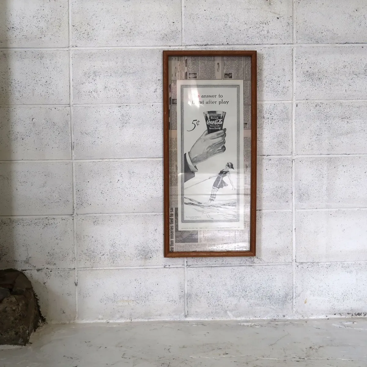 60‘s コカコーラ ビンテージ 広告 額装