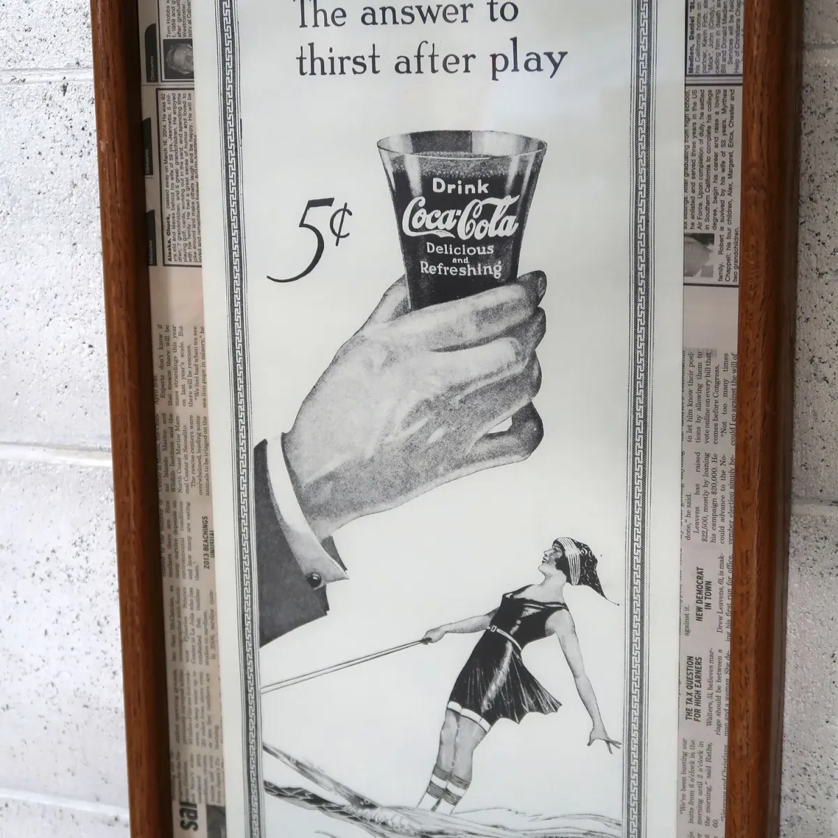 60‘s コカコーラ ビンテージ 広告 額装
