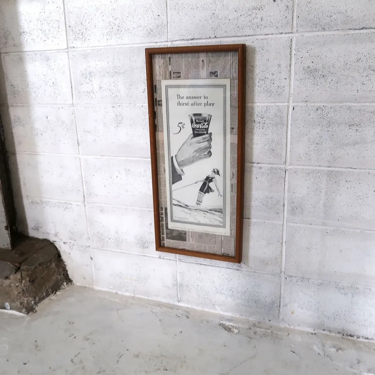 60‘s コカコーラ ビンテージ 広告 額装