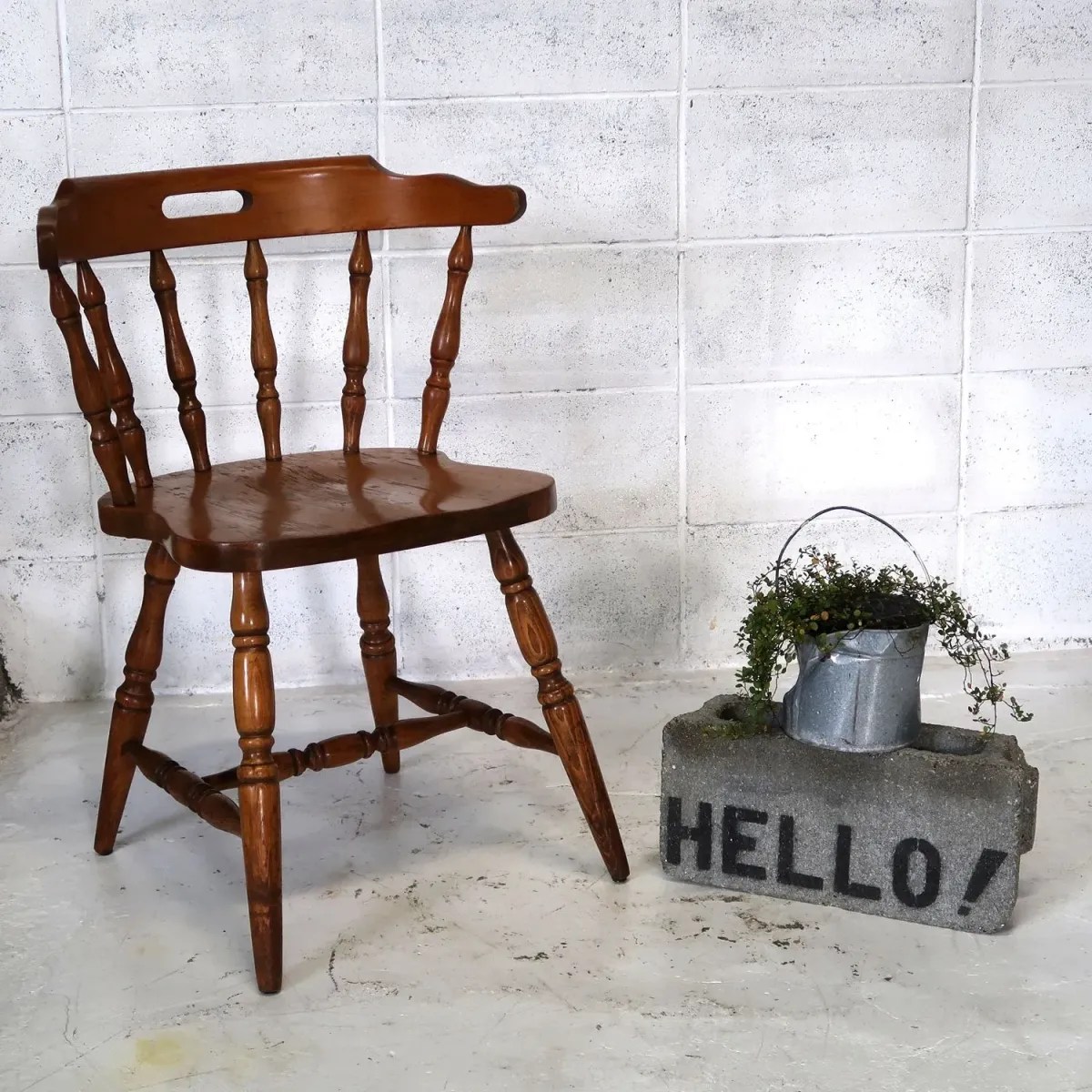 アンティーク ウッドチェア