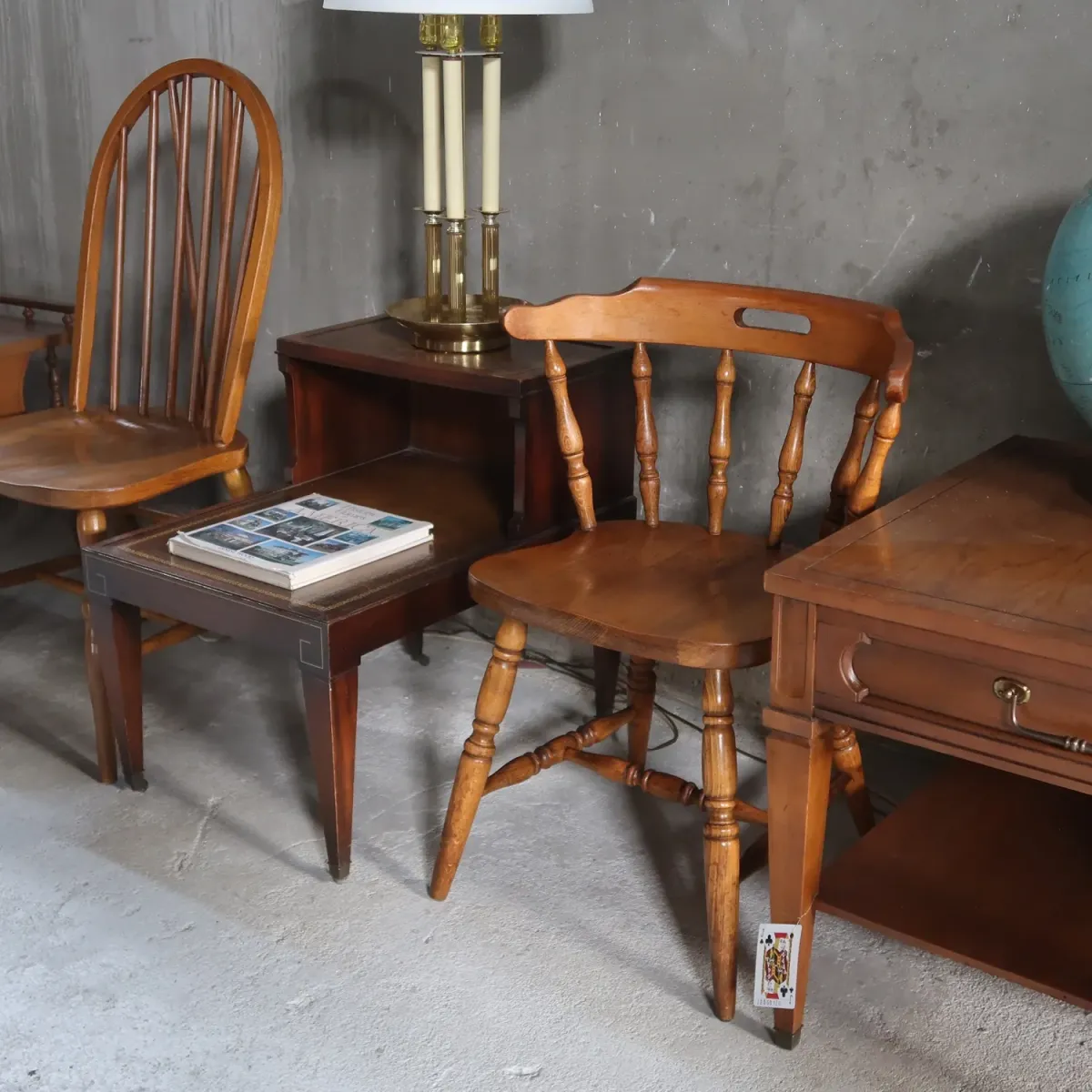 アンティーク ウッドチェア