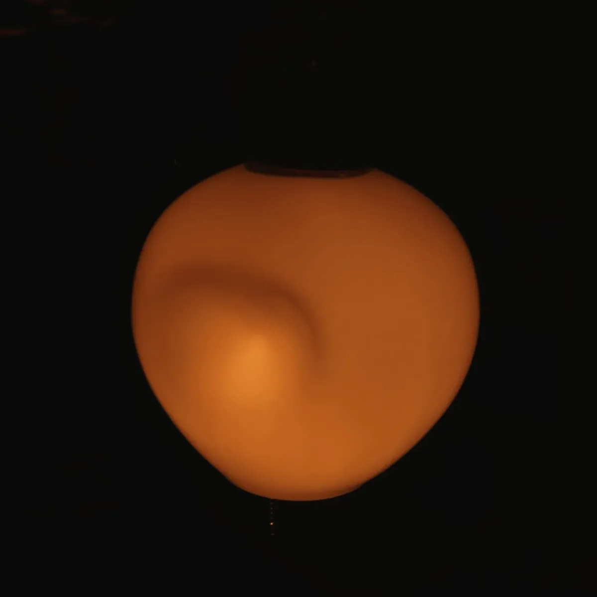 アンティーク ミルクガラス ペンダントランプ