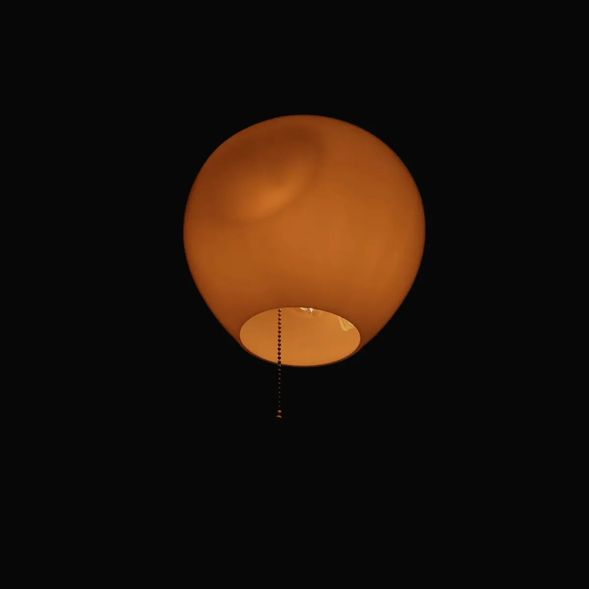 アンティーク ミルクガラス ペンダントランプ