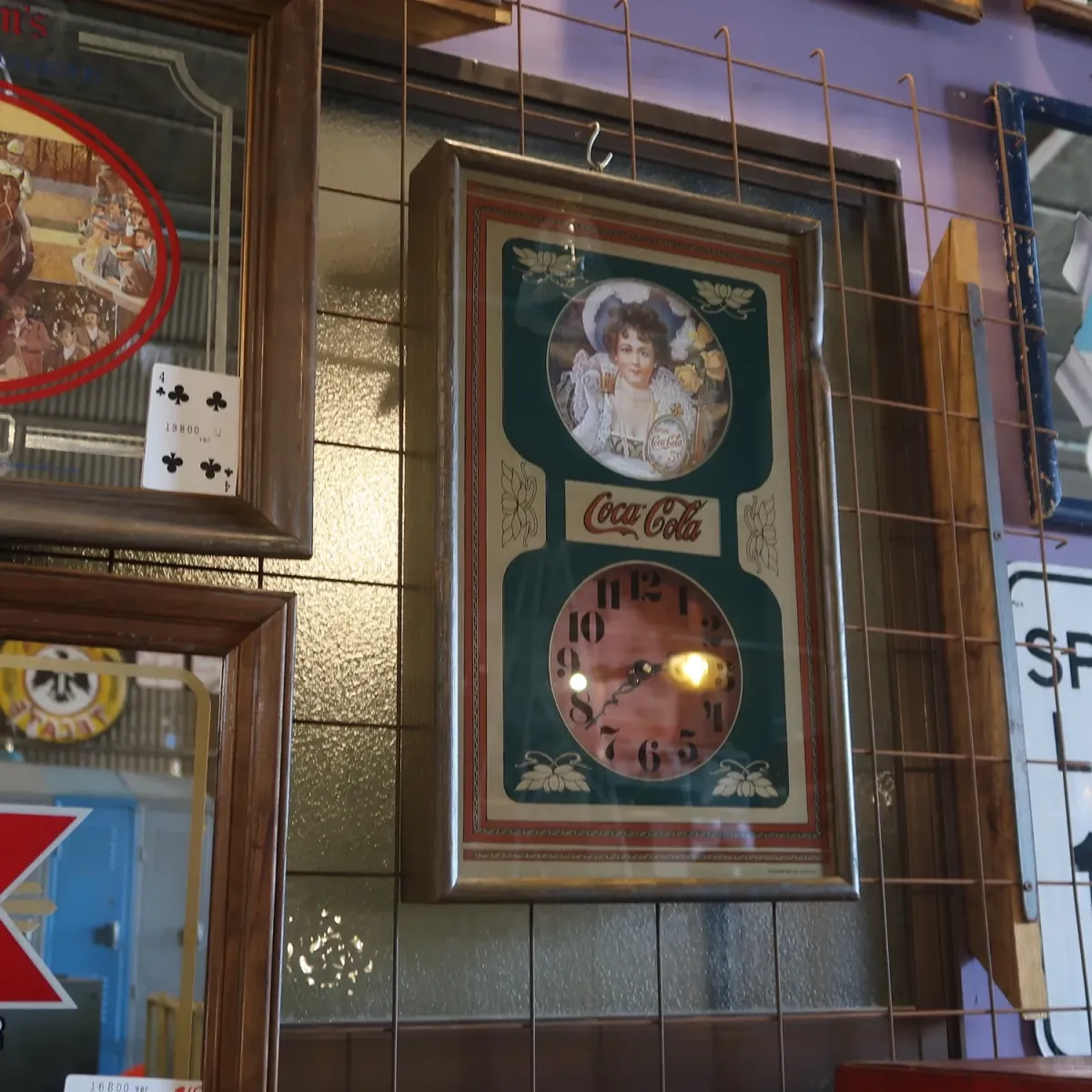 Coca Cola ビンテージ ウォールクロック