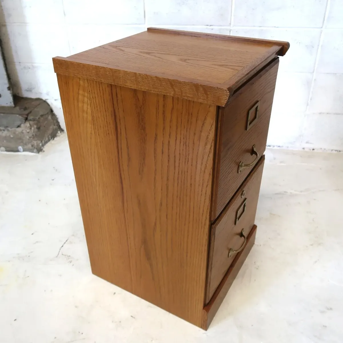 ビンテージ ウッドファイルキャビネット