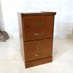 ビンテージ ウッドファイルキャビネット