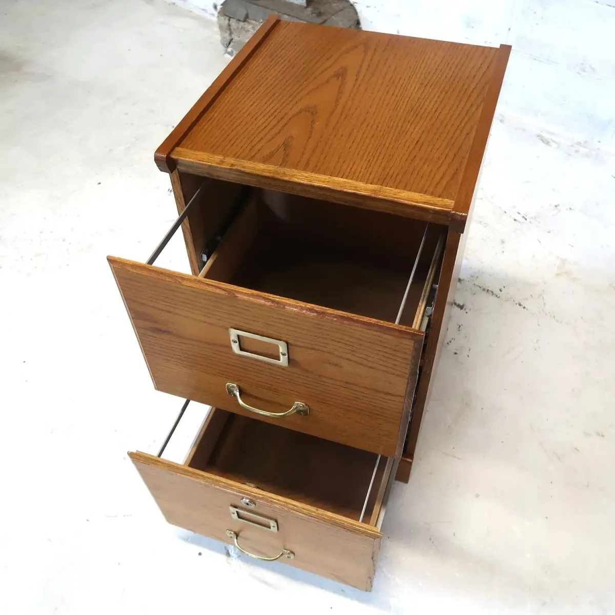 ビンテージ ウッドファイルキャビネット