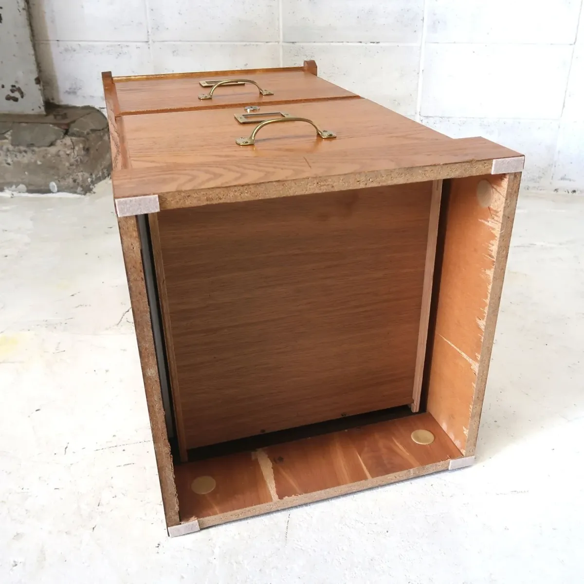 ビンテージ ウッドファイルキャビネット