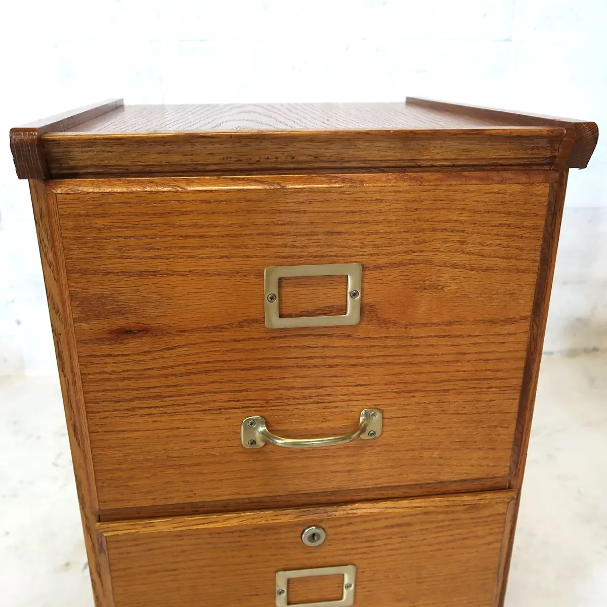 ビンテージ ウッドファイルキャビネット