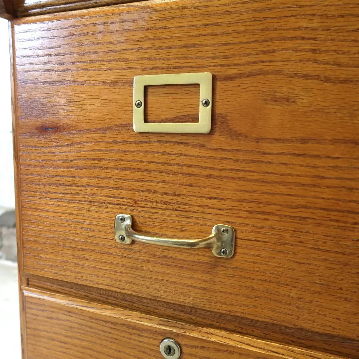 ビンテージ ウッドファイルキャビネット